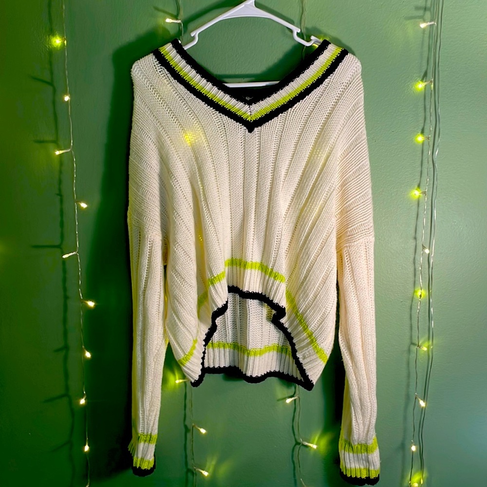 White Knit Sweater